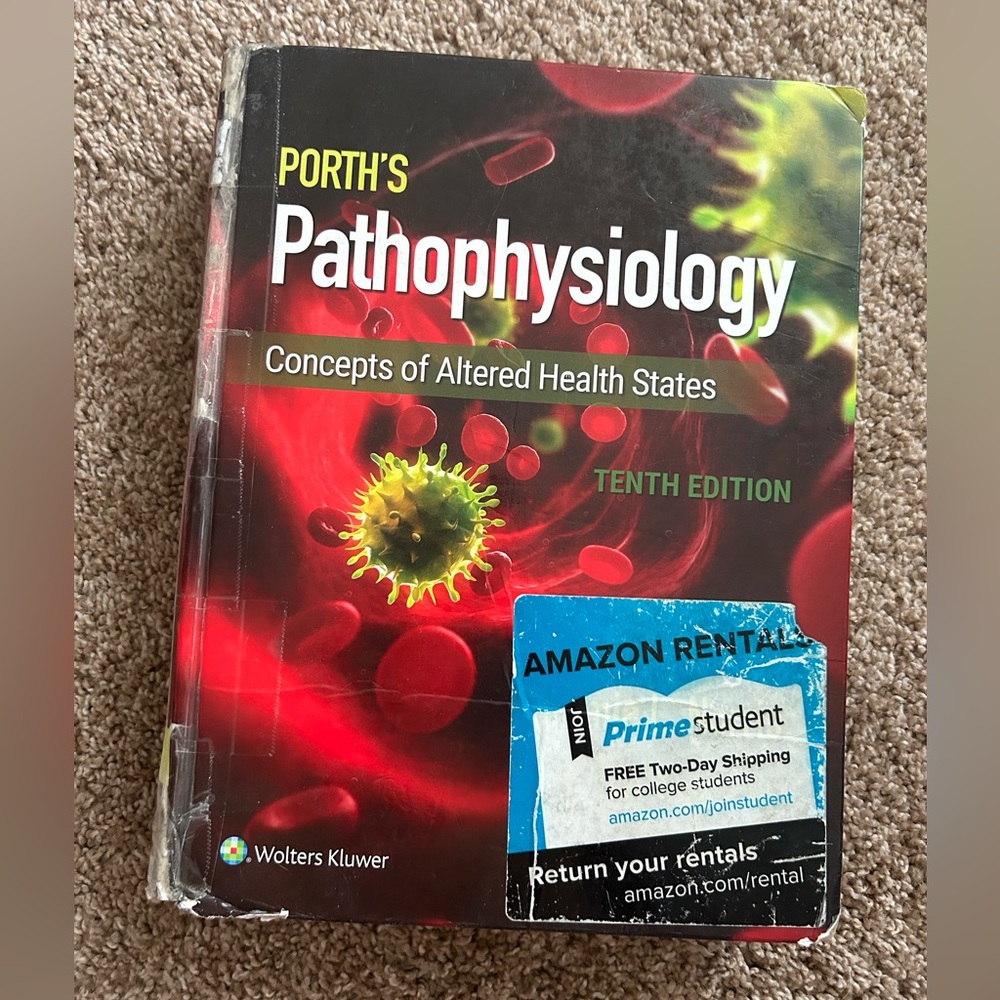 Porths Pathophysiology book